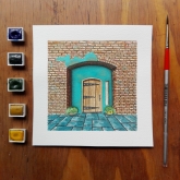 Painted with Royal Talens watercolours, using cold press Arches paper (300 g/m²).